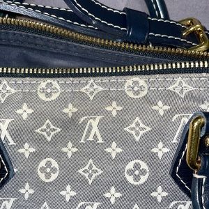 Louis Vuitton Monogram Mini Lin canvas speedy 30